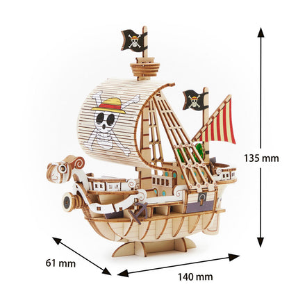 Set Montaje Going Merry Wa-Gu-Mi One Piece 88pzs  