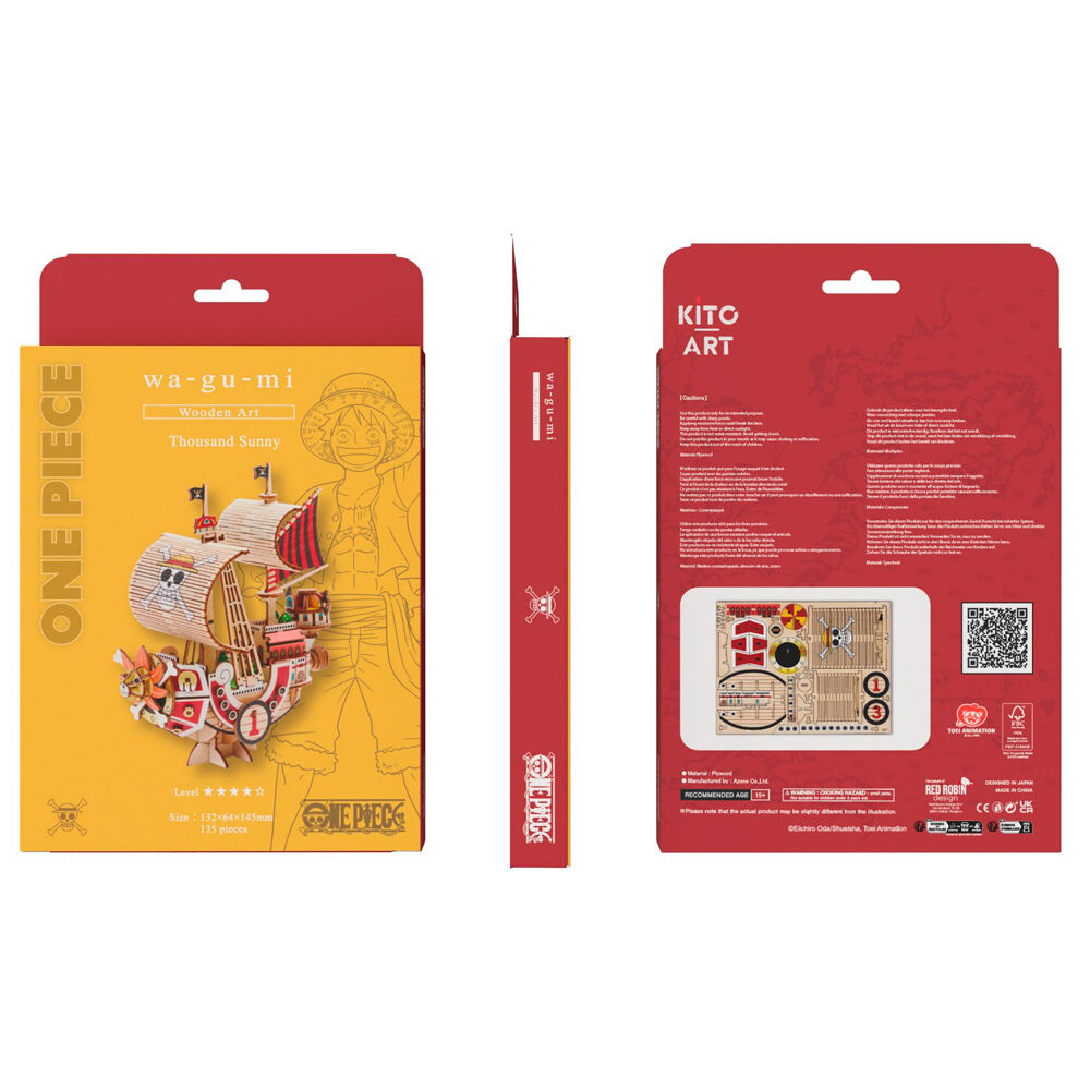 Set Montaje Thousand Sunny Wa-Gu-MI One Piece 135pzs  