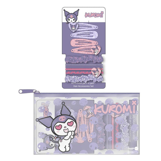 Set accesorios pelo Kuromi Hello Kitty  
