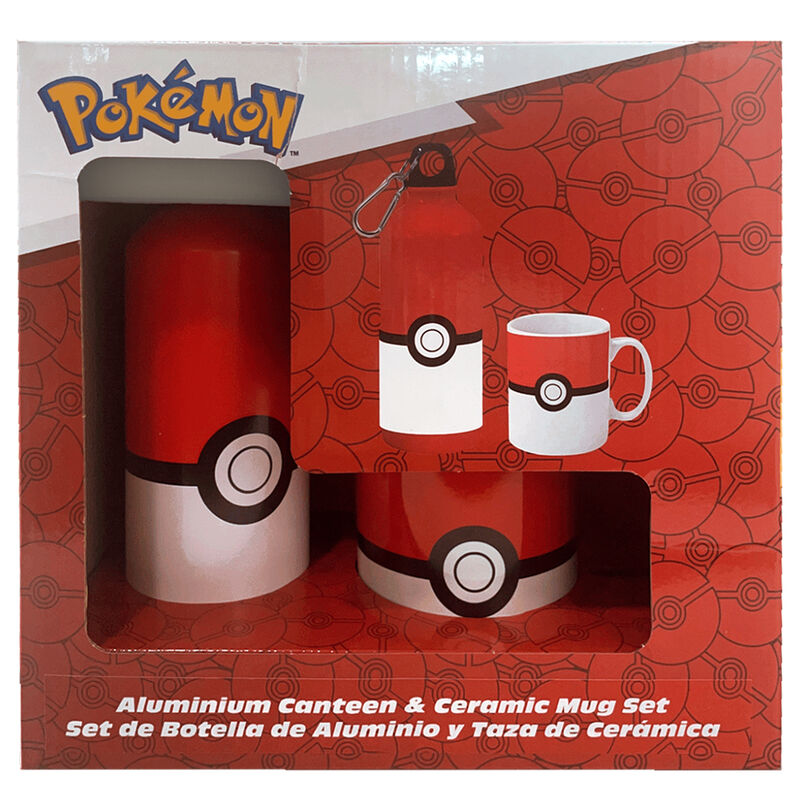 Set cantimplora aluminio + taza ceramica Pokemon   KIDS LICENSING