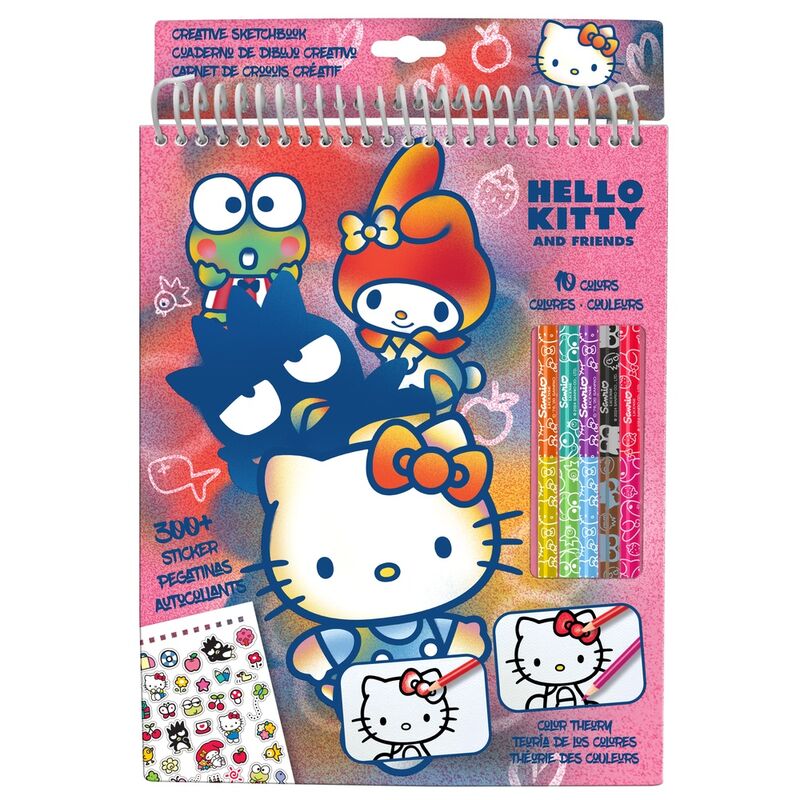 Set colorear lapices Hello Kitty   KIDS LICENSING