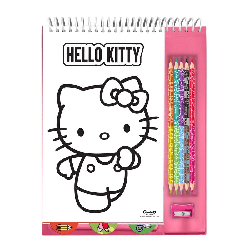 Set colorear lapices Hello Kitty   KIDS LICENSING