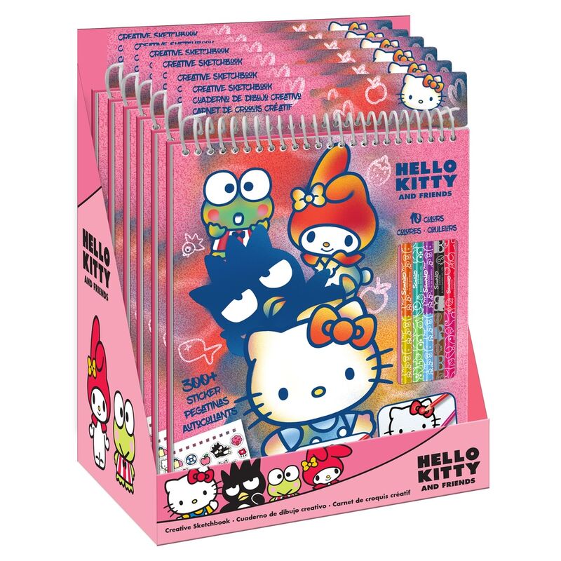 Set colorear lapices Hello Kitty   KIDS LICENSING