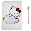 Set cuaderno peluche + boligrafo Hello Kitty   CYP BRANDS