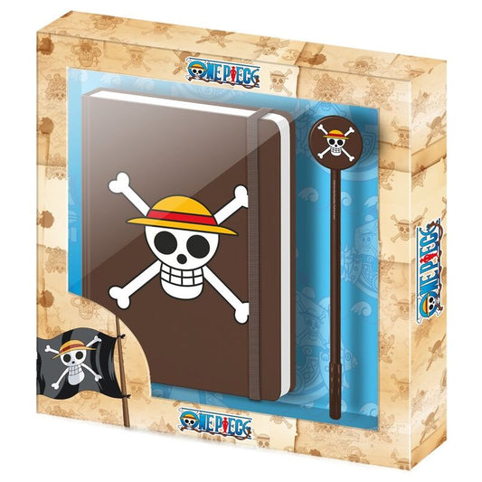Set diario + boligrafo One Piece  