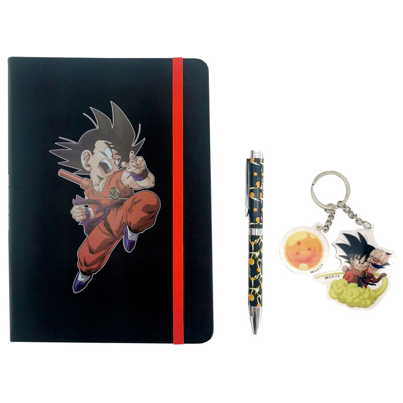 Set diario + boligrafo + llavero Dragon Ball  