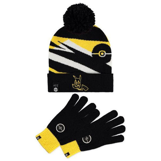 Set gorro y guantes Pikachu Pokemon  
