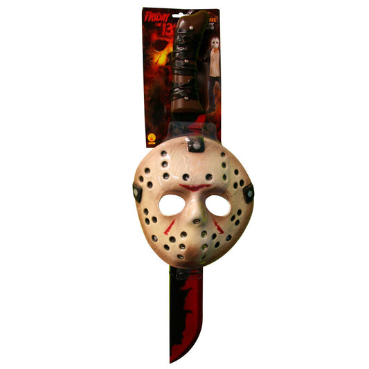Set mascara y machete Jason Friday the 13th adulto   RUBIES