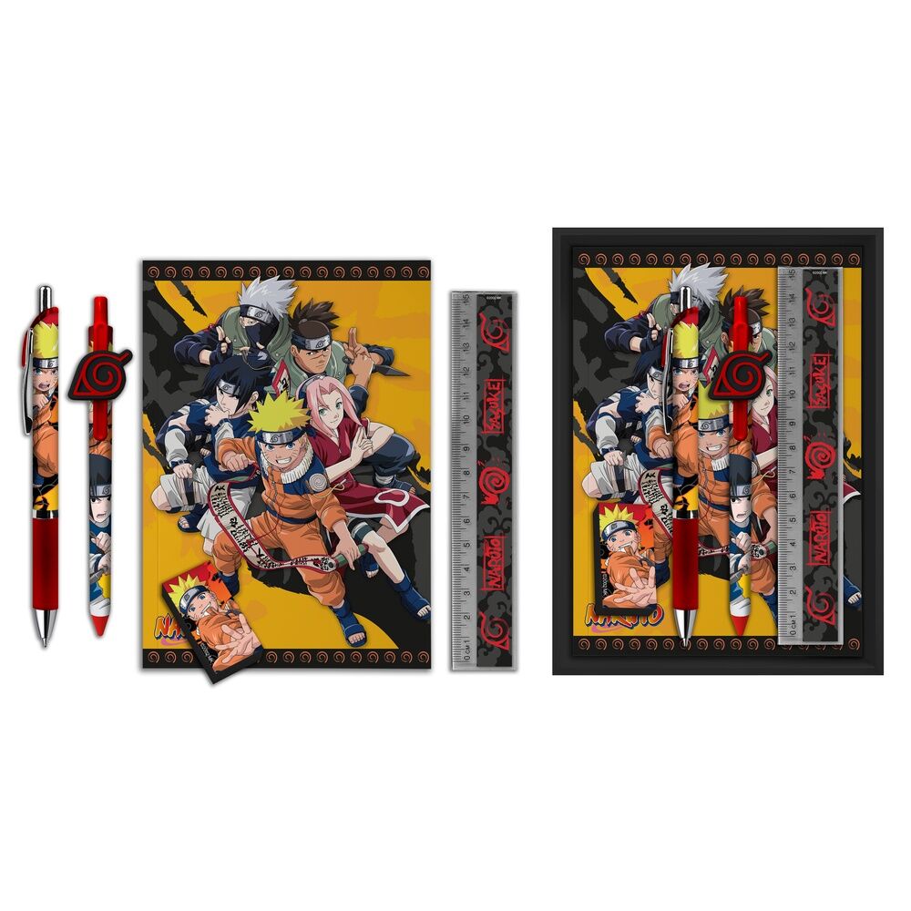 Set papeleria Naruto Shippuden 5pzs   KIDS LICENSING