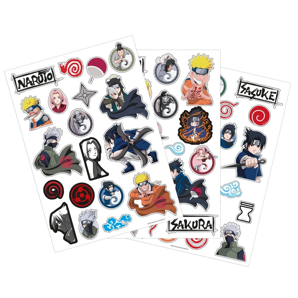 Set pegatinas removibles Naruto Shippuden   KIDS LICENSING