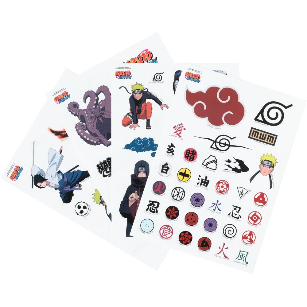 Set pegatinas reutilizables Naruto Shippuden   ERIK