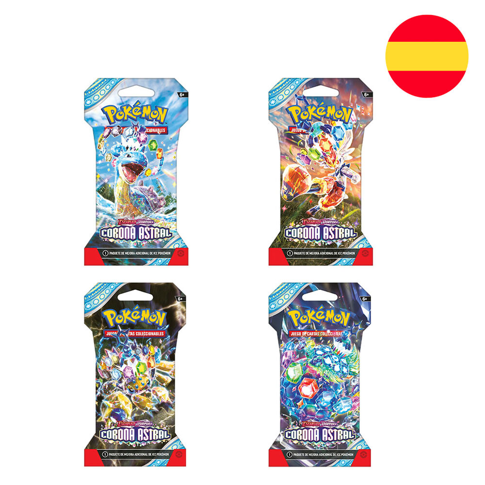 Sobre cartas Corona Astral Escarlata & Purpura Pokemon español   Pokémon TCG
