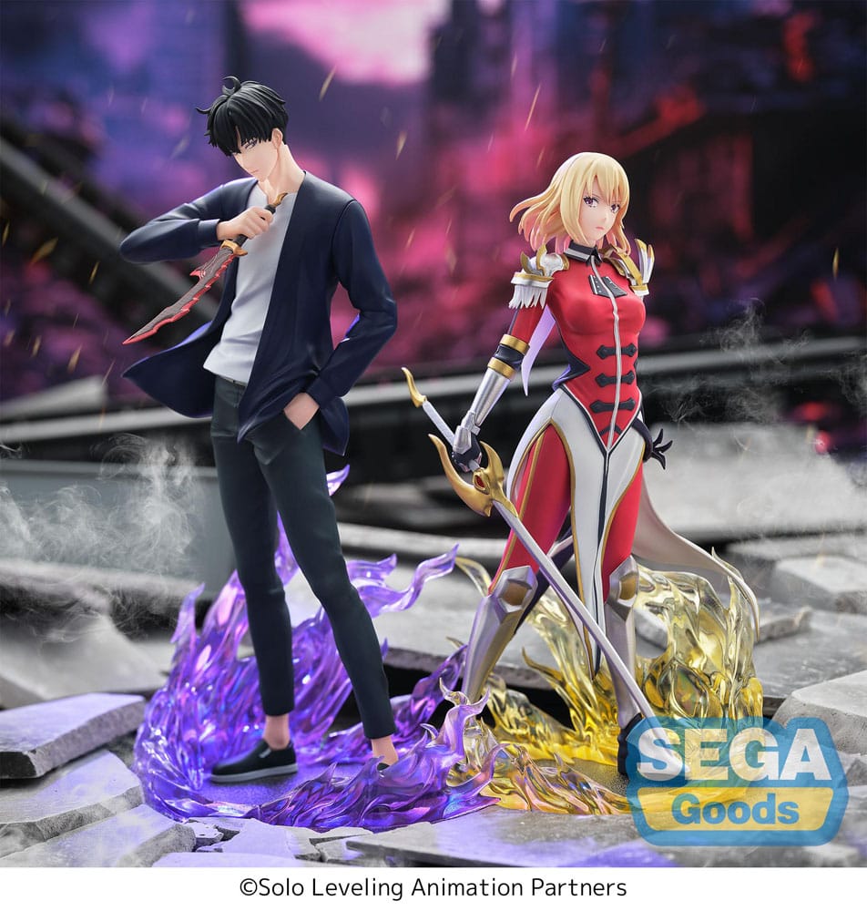 Solo Leveling Estatua PVC XrossLink Sung Jinwoo 18 cm   SEGA