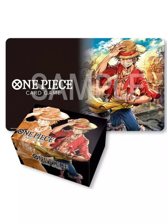 Tapete y Caja de Mazo Playmat and Card Case Monkey.D.Luffy One Piece Card Game Bandai  