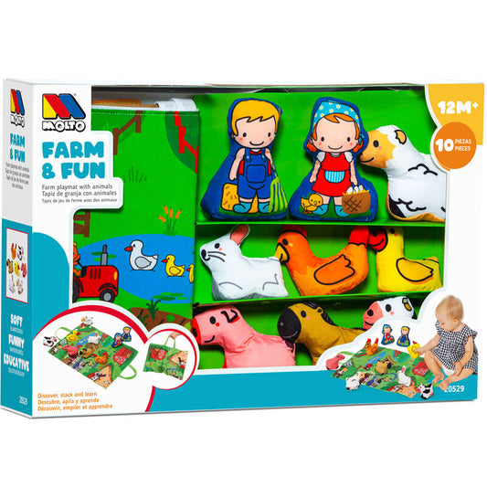 Tapiz granja animales  