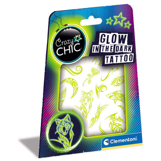 Tatuajes Brillantes en la oscuridad Crazy Chic  