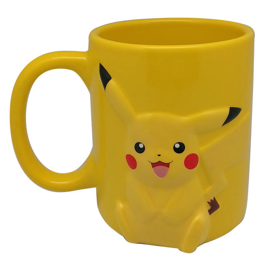 Taza 3D Pikachu Pokemon 325ml  
