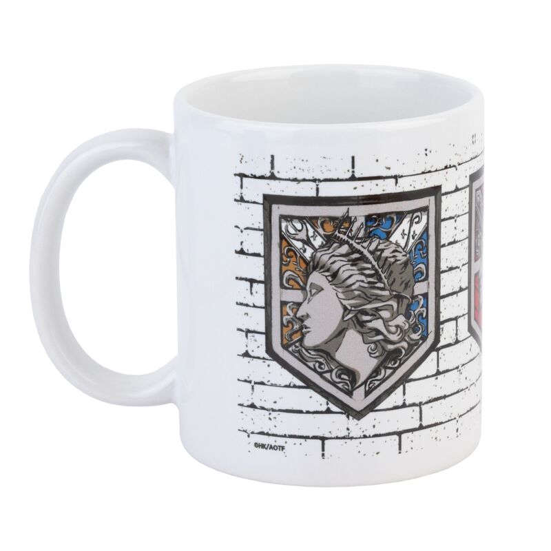 Taza Emblemas Muros Attack On Titan 350ml   ERIK
