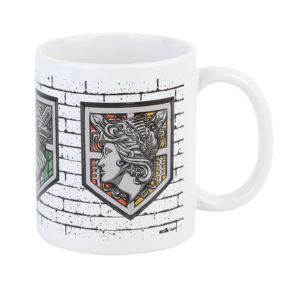 Taza Emblemas Muros Attack On Titan 350ml   ERIK