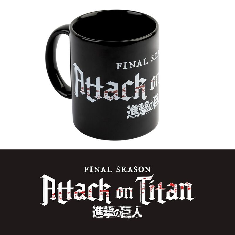 Taza Logo Attack On Titan 350ml   ERIK