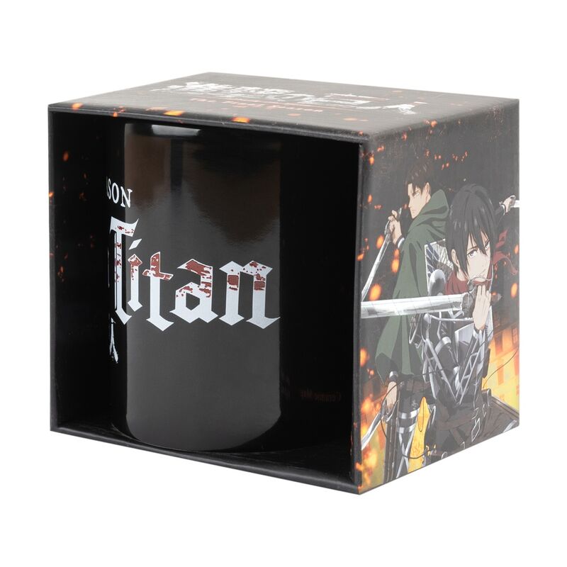 Taza Logo Attack On Titan 350ml   ERIK