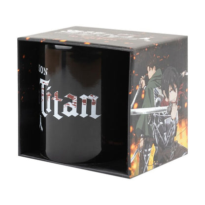 Taza Logo Attack On Titan 350ml   ERIK