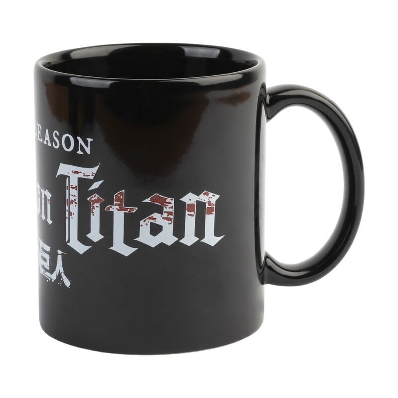 Taza Logo Attack On Titan 350ml   ERIK