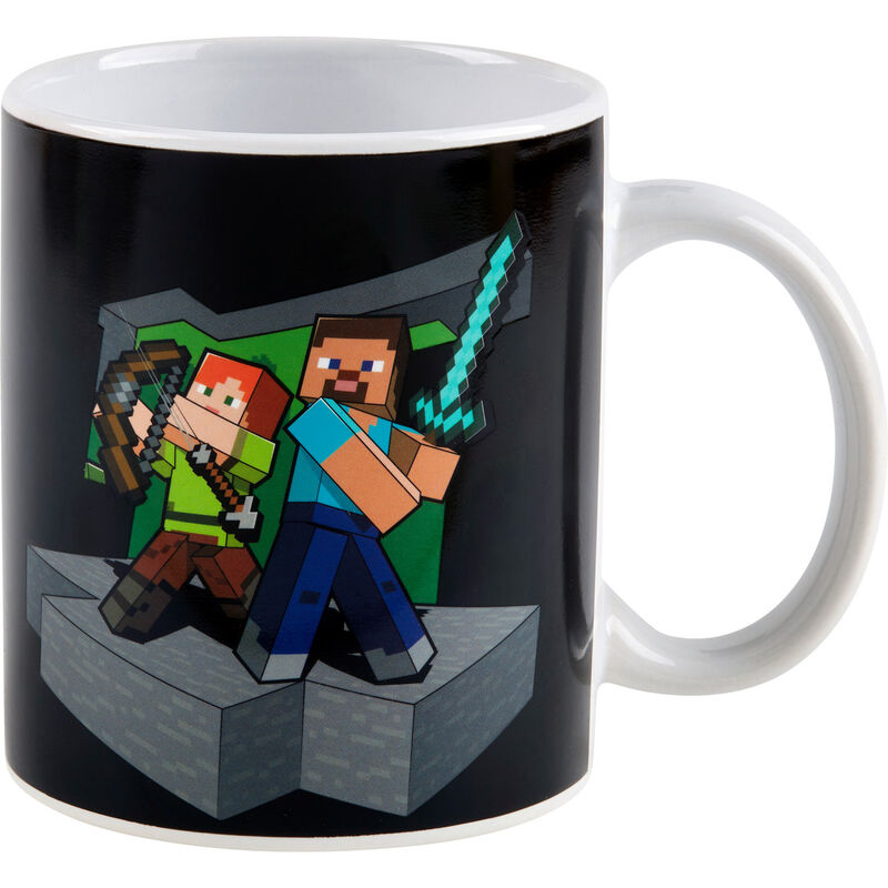 Taza Minecraft heat changing 325ml   Mojang studios