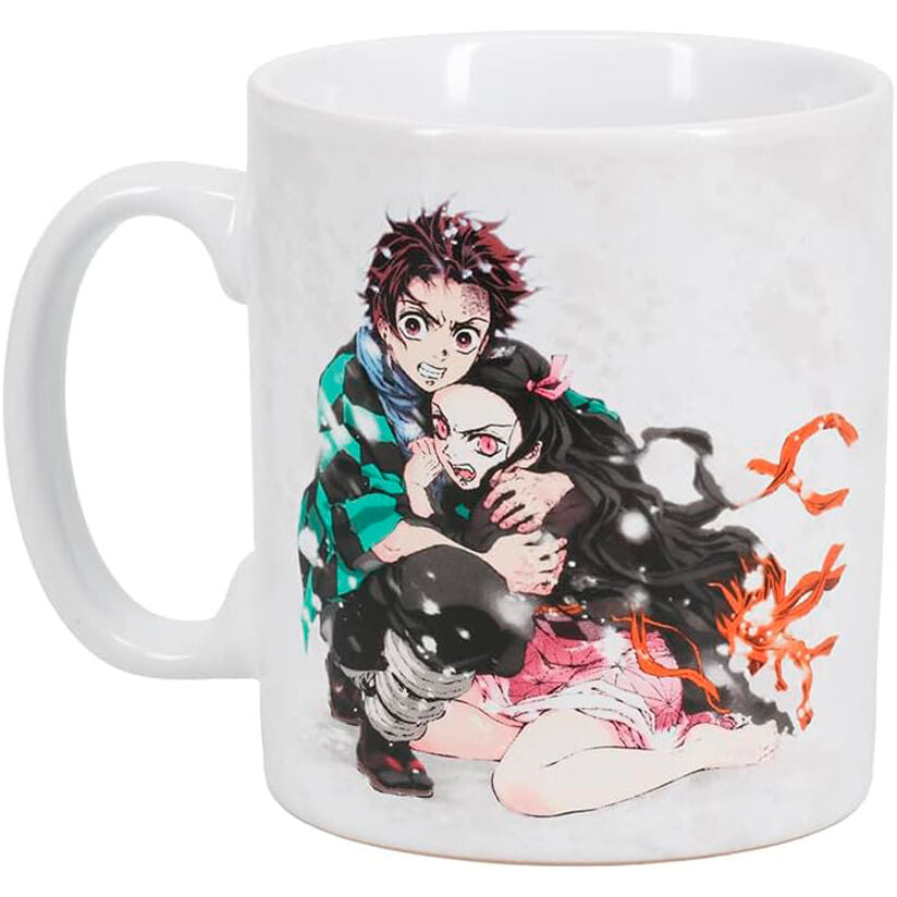 Taza Tanjiro y Nenzuko Demon Slayer Kimetsu no Yaiba   PALADONE