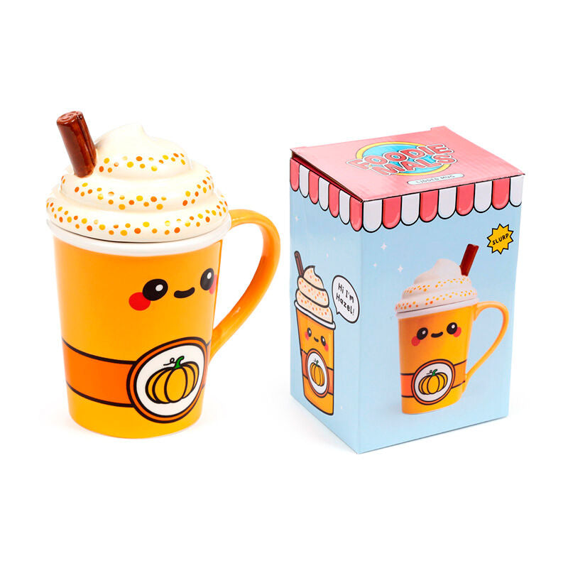 Taza con tapa de Calabaza Foodiemals Latte 325ml   PUCKATOR