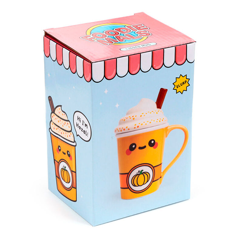 Taza con tapa de Calabaza Foodiemals Latte 325ml   PUCKATOR