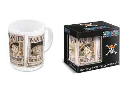 Taza en caja regalo Carteles Se Busca One Piece 325 ml  
