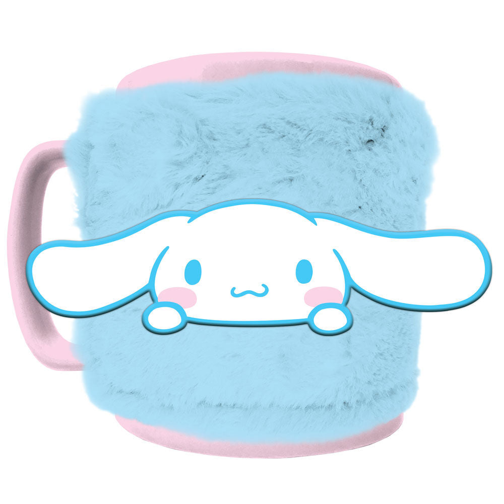 Taza funda de peluche Cinnamoroll Hello Kitty 440ml   PYRAMID
