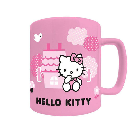 Taza funda de peluche Hello Kitty 440ml  