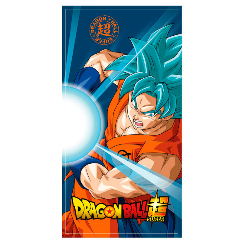 Toalla Goku Super Saiyan Blue Dragon Ball Super algodon  