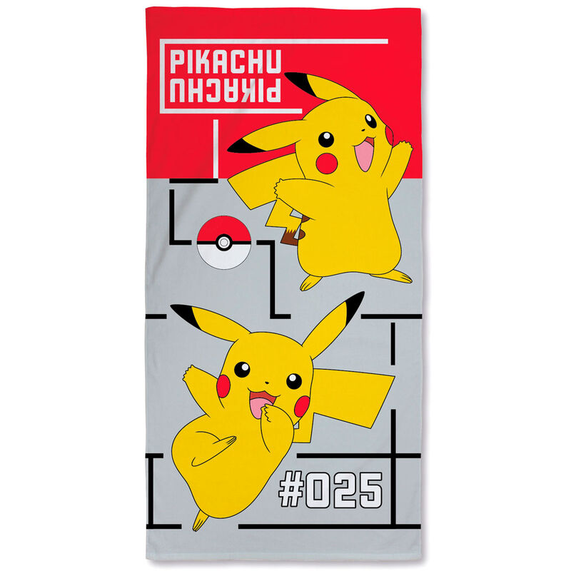 Toalla Pikachu Pokemon algodon   NINTENDO