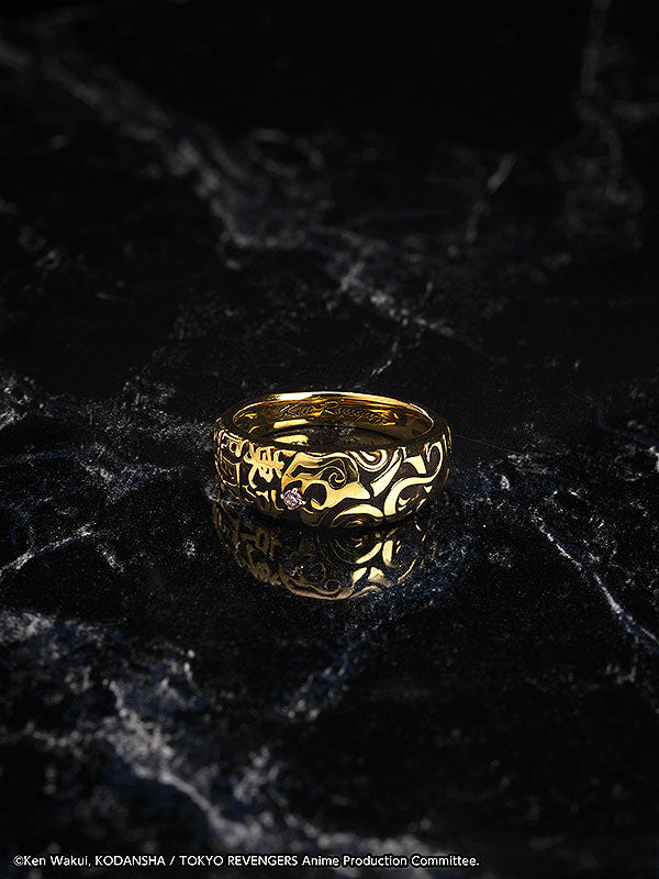 Tokyo Revengers Set de Estatua y Anillo PVC 1/8 Ken Ryuguji 30 cm   FREEING