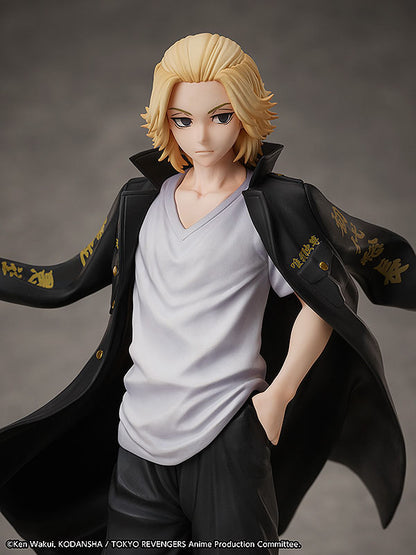 Tokyo Revengers Set de Estatua y Anillo PVC 1/8 Manjiro Sano 21 cm  