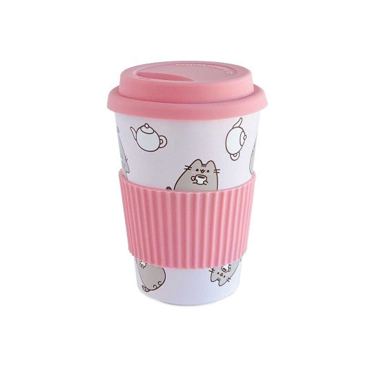 Vaso cerámico con tapa Pusheen Moments   GRUPO ERIK