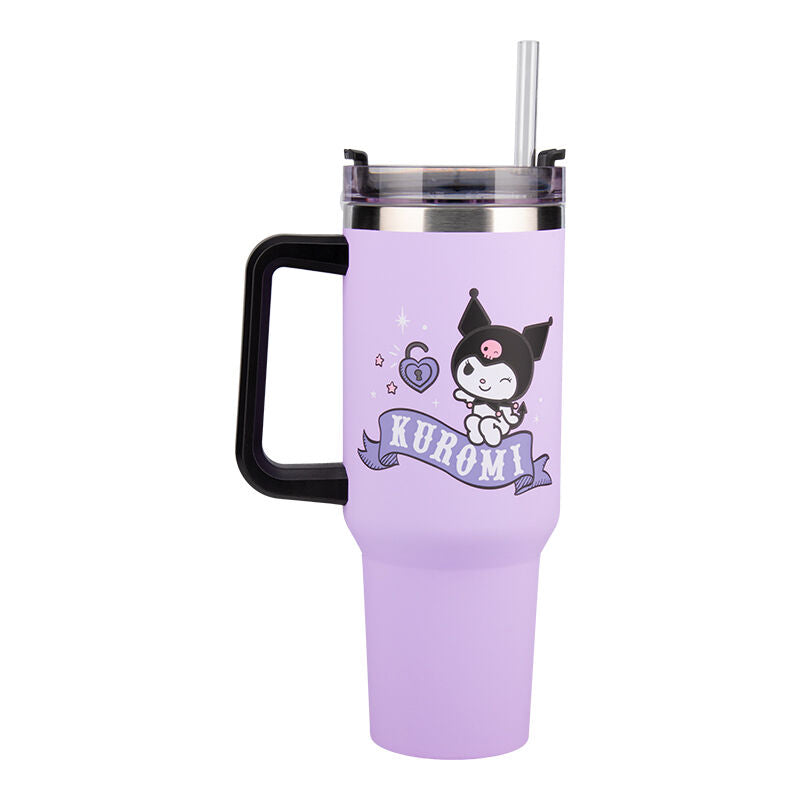 Vaso viaje Kuromi Hello Kitty 1200ml   PALADONE