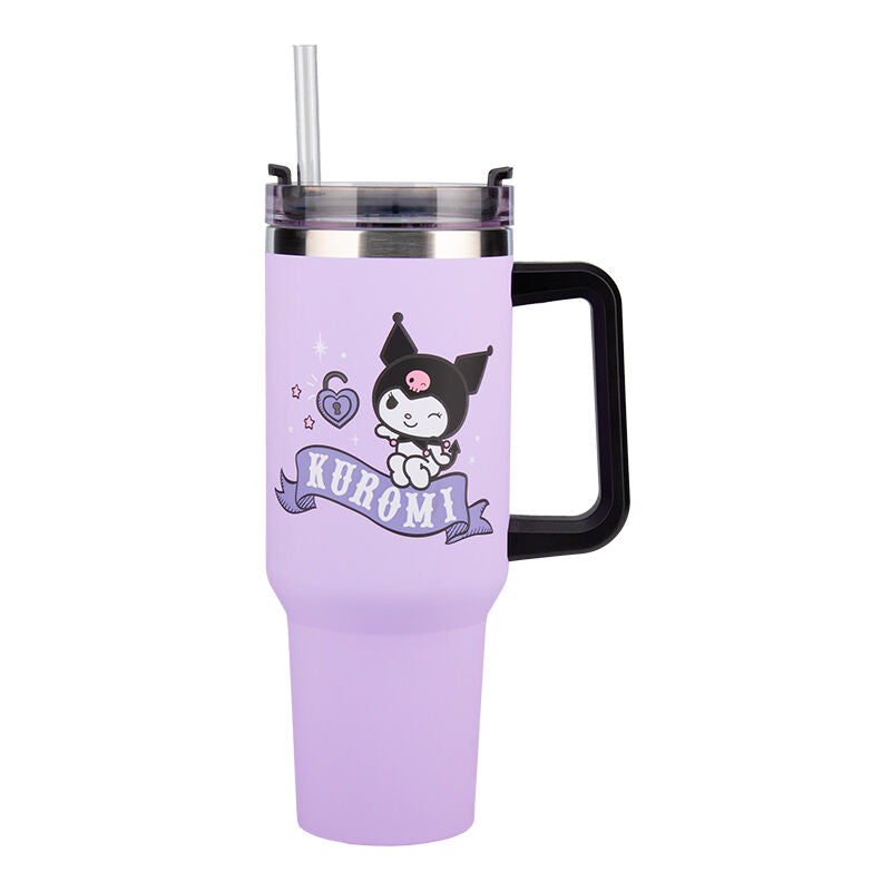 Vaso viaje Kuromi Hello Kitty 1200ml   PALADONE