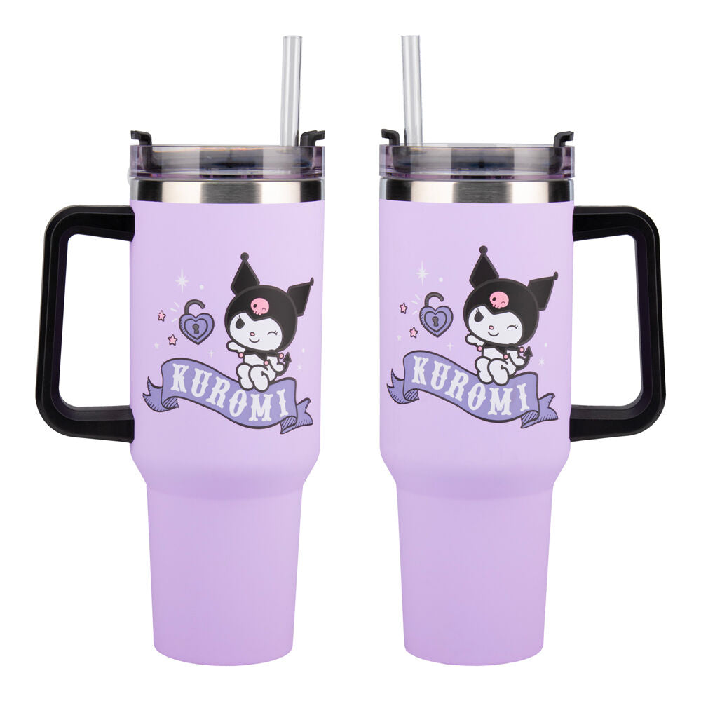 Vaso viaje Kuromi Hello Kitty 1200ml   PALADONE