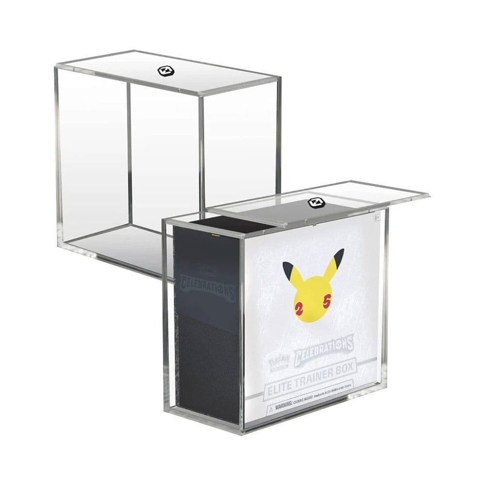 Evoretro Display Acrílico para Booster Boxes / Elite Trainer Boxes Ver. 2 with Sliding Lid   Pokémon TCG