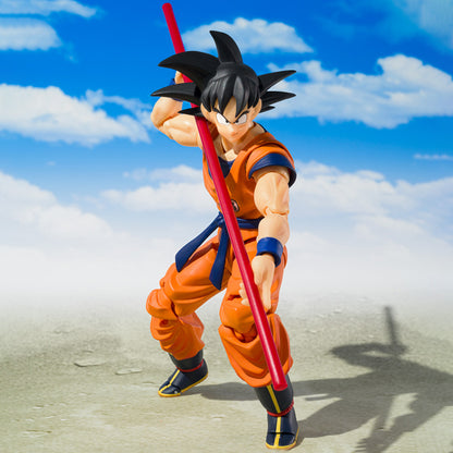 SON GOKU & SON GOHAN -KID- & KINTOUN FIGURAS 14 CM & 6 CM DRAGON BALL Z SH FIGUARTS COLLECTORS SHOP