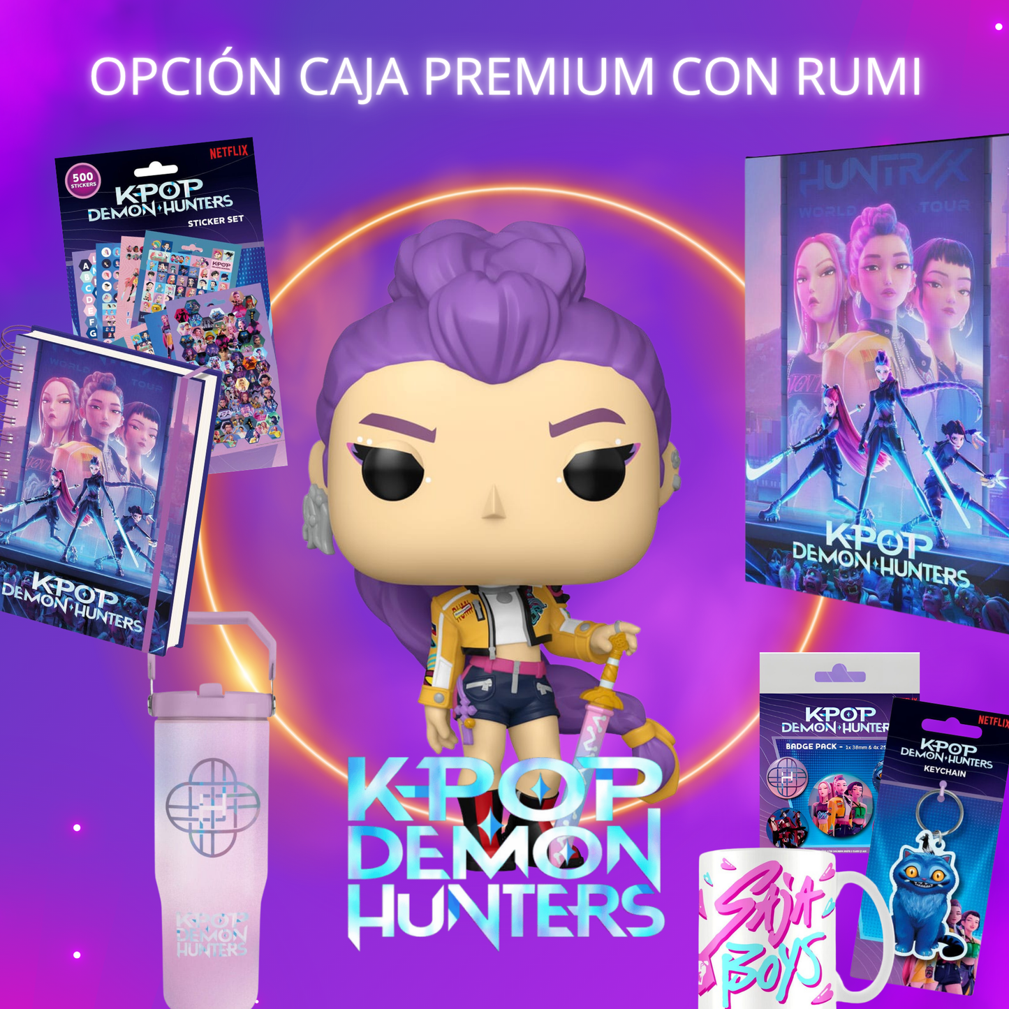Pack regalo KPop Demon Hunters Premium💜   Otakuya