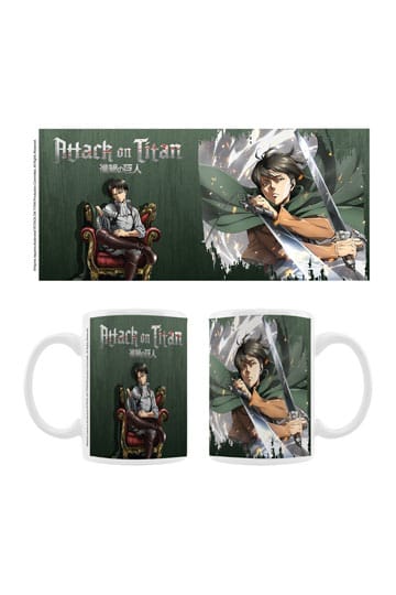 Attack on Titan Taza Cerámica Levi   SAKAMI