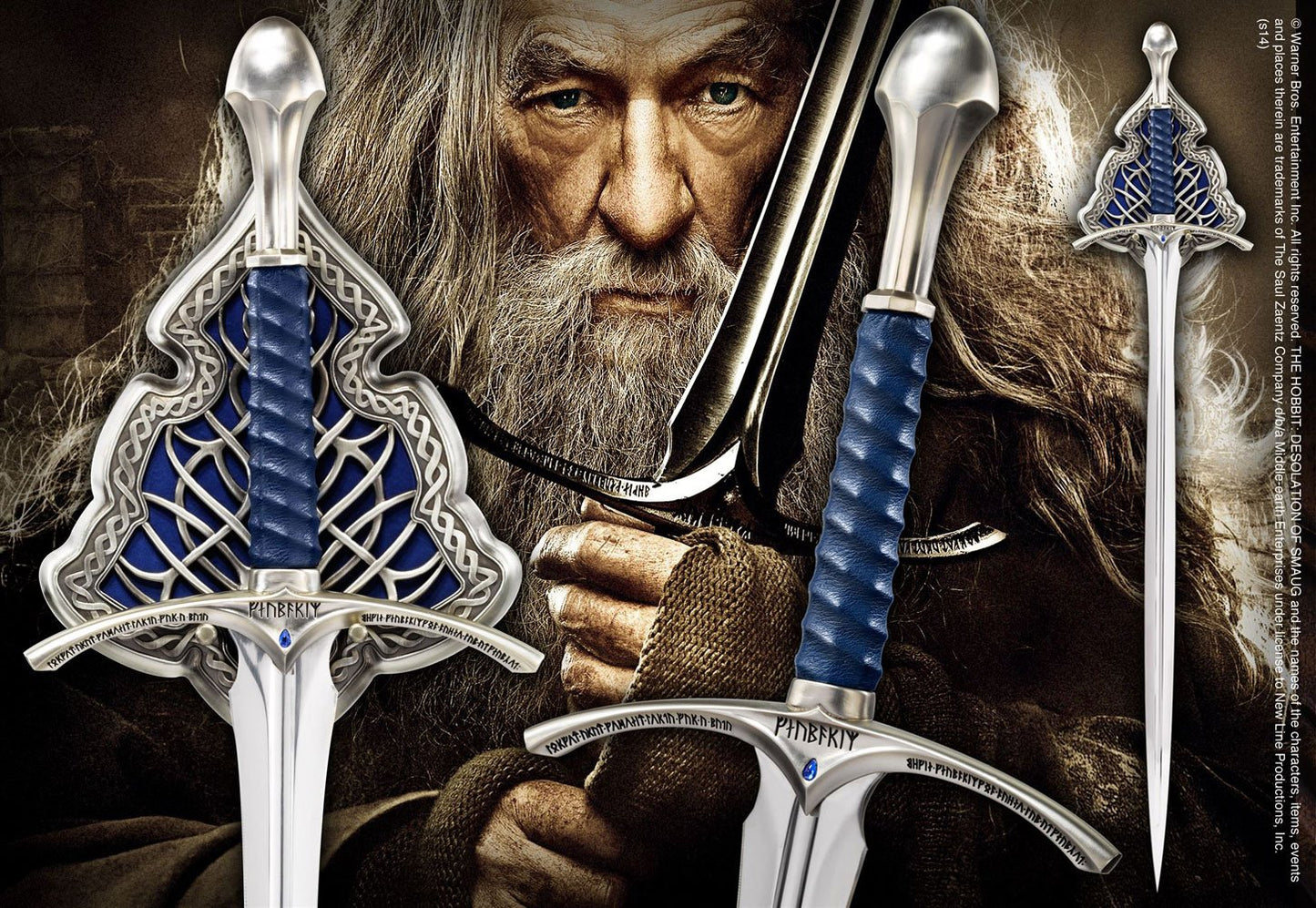 El Hobbit Réplica 1/1 Espada Glamdring 120 cm  