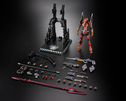 Neon Genesis Evangelion Figura Diecast Metal Build Eva Production Model-02 30th with the Spear of Cassius 22 cm