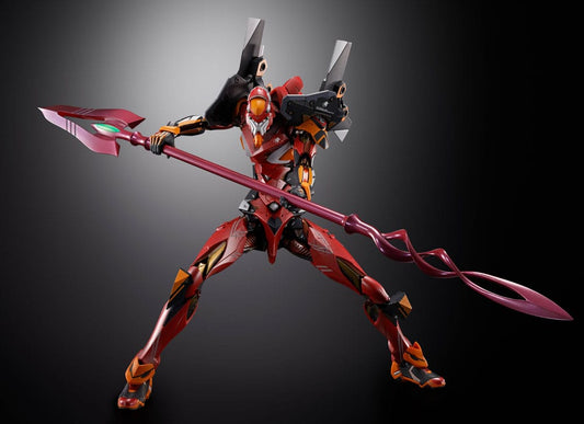 Neon Genesis Evangelion Figura Diecast Metal Build Eva Production Model-02 30th with the Spear of Cassius 22 cm
