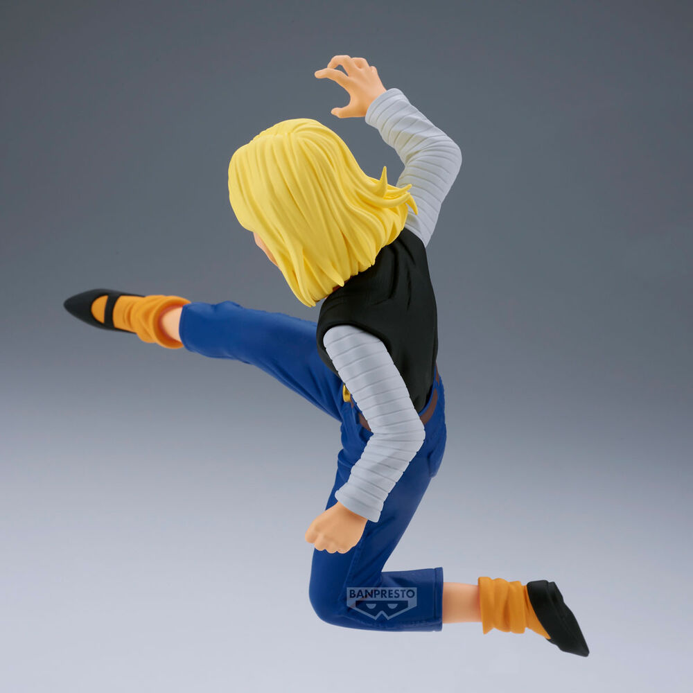 Set 2 figuras Android 18 & Mr. Satan Match Makers Dragon Ball Z 11-8cm